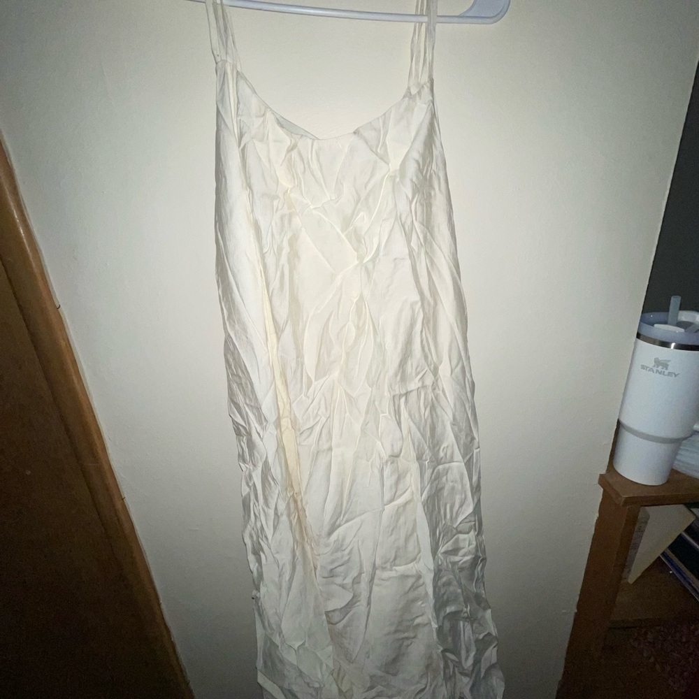 New Elegant Cream Slip Dress